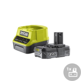 Set akumulátor + nabíjačka RC18120-120 Ryobi, 18V, 1x 2Ah 