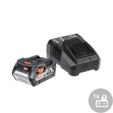 Set akumulátor + nabíjačka SET L1840AL AEG, 18V, 1x 4,0Ah 