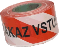 Páska výstražná 250m ZÁKAZ VSTUPU