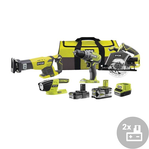 Aku sada náradia R18CK4-252S One + Ryobi, 18V 