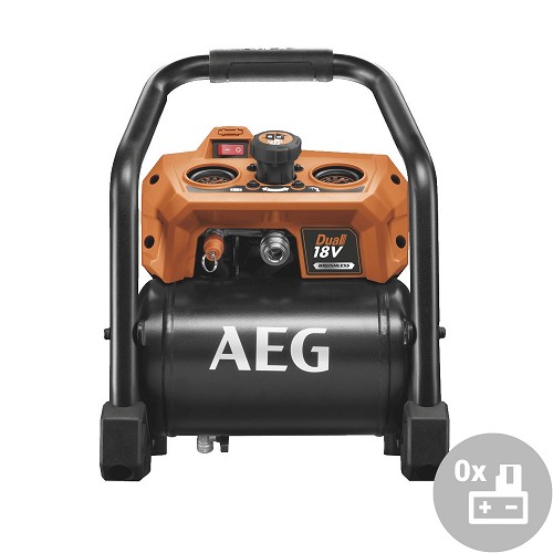 Aku kompresor BK 18-38BL-0 AEG, 18V, bezuhlíkový, duálny 