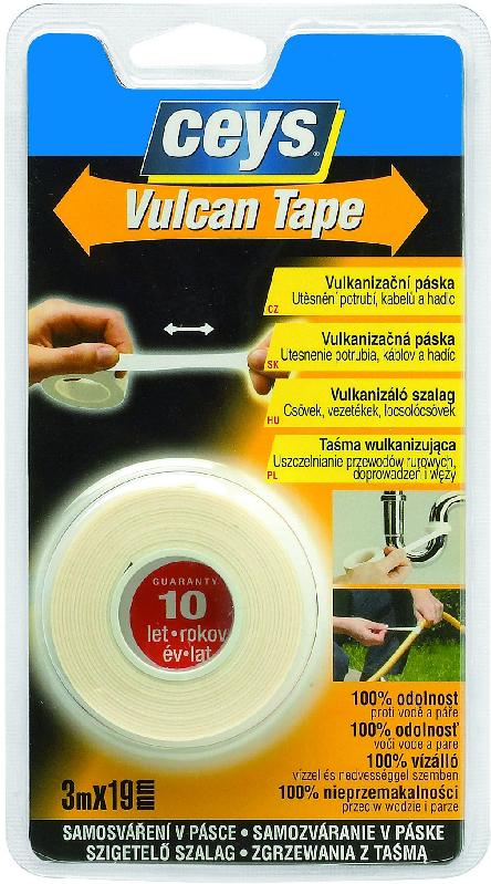 CEYS Vulcan Tape utesňujúce biela 3m