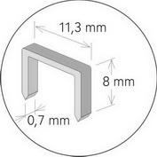 Spony BECCO ES 8mm/11,3-1000ks