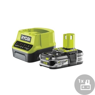 Set akumulátor + nabíječka RC18120-115 Ryobi, 18V, 1x 1,5Ah