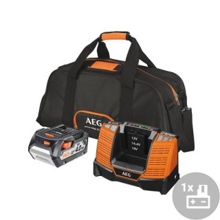 Set akumulátor + nabíjačka SET L1840 BL AEG, 18V, 1x 4,0Ah 