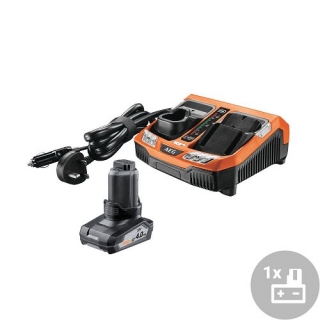 Set akumulátor + nabíjačka SETL1240BLK AEG, 12V, 1x 4,0 Ah 