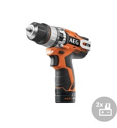  Aku kompakt . príklepová vŕtačka AEG BSB 12 C2 Li - 202B , 12V