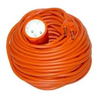 Predlžovací kabel1z- spojka, 20m oranžová